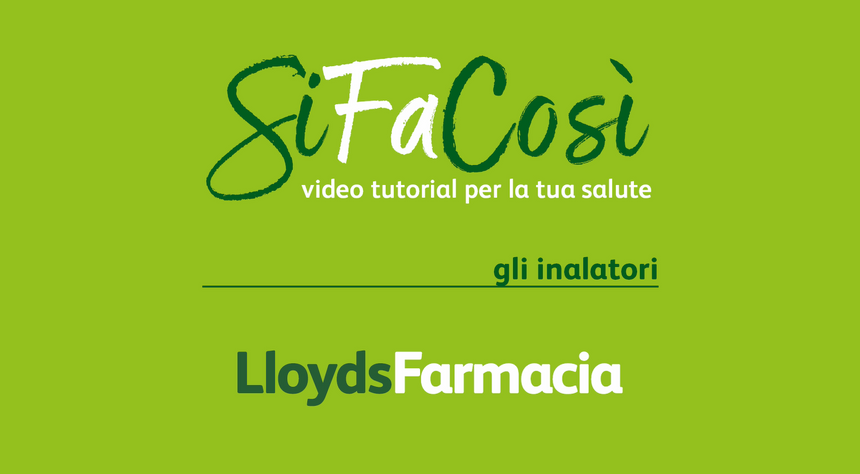 SiFaCosì - Corretto uso dell'inalatore e del distanziatore